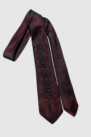 2nd Drop: Vintage Tie Strap "Do not disturb" - Appcycled - Appcycled