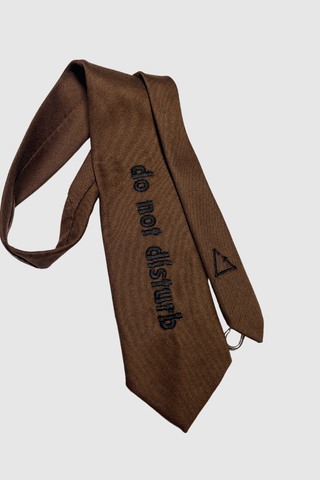2nd Drop: Vintage Tie Strap "Do not disturb" - Appcycled - Appcycled