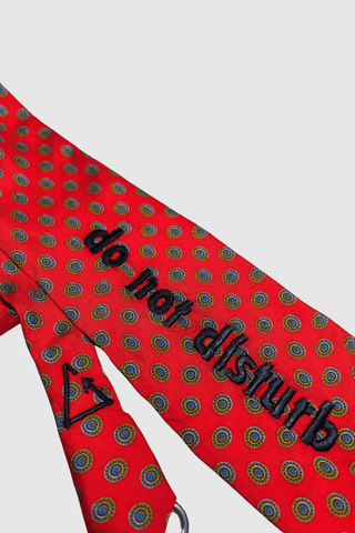 2nd Drop: Vintage Tie Strap "Do not disturb" - Appcycled - Appcycled