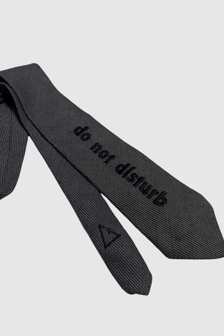 2nd Drop: Vintage Tie Strap "Do not disturb" - Appcycled - Appcycled