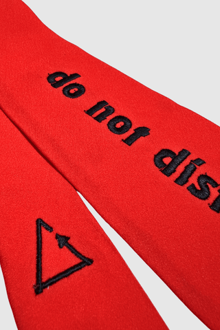 2nd Drop: Vintage Tie Strap "Do not disturb" - Appcycled - Appcycled