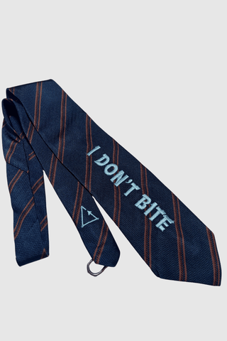 2nd Drop: Vintage Tie Strap "I don't bite" - Appcycled - Appcycled
