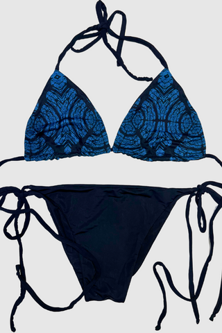 classic blu black reversible bikini