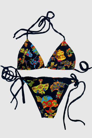 Funky reversible black bikini