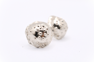 Medusa Stud Earrings-Earrings-A'mmare Jewelry-Silver-Appcycled