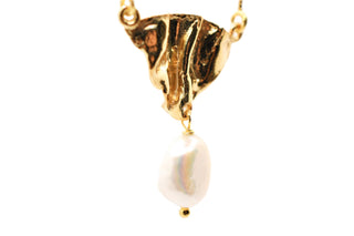 Affiora Necklace with Pearls - A'mmare Jewelry - Appcycled