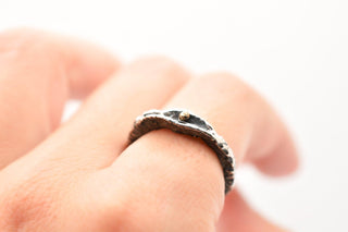 Aureo Ring-Ring-A'mmare Jewelry-Silver-8 (48)-Appcycled