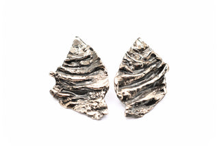 Battigia Earrings-Earrings-A'mmare Jewelry-Silver-Appcycled