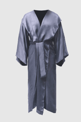 Bemberg Kimono Wrap Dress -Zerobarracento- Appcycled