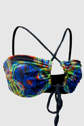 bikini appcycled multicolor