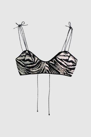 bralette zebra giglio tigrato