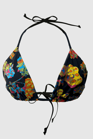 Funky Black Reversible Bikini - Appcycled - Appcycled