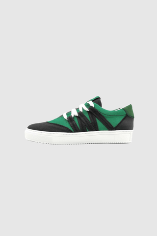 Green with White sole Phoenix Sneaker -Vaer- Appcycled