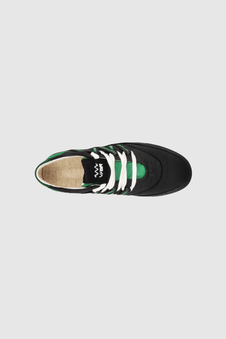 Green/Black Phoenix Sneaker -Vaer- Appcycled