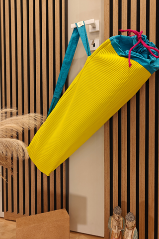 ilab yoga yellow mat bag