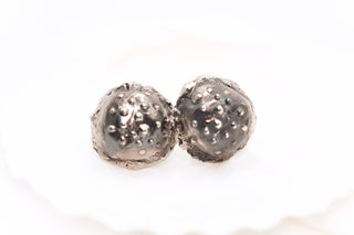 Medusa Stud Earrings-Earrings-A'mmare Jewelry-Silver-Appcycled