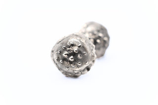 Medusa Stud Earrings-Earrings-A'mmare Jewelry-Silver-Appcycled