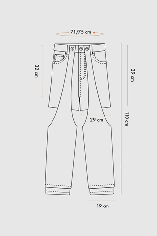 Neri Jeans Pants -Urees- Appcycled