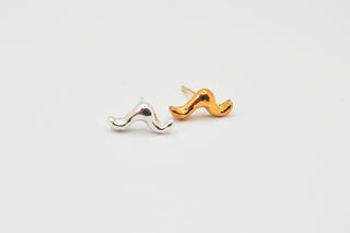 Onda Stud Earrings - A'mmare Jewelry - Appcycled