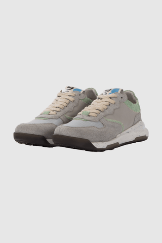 RE Run grey/green sneaker - Woman -Reshoes- Appcycled