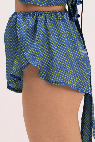 Springroll Culotte in Funky Silk -Giglio Tigrato- Appcycled