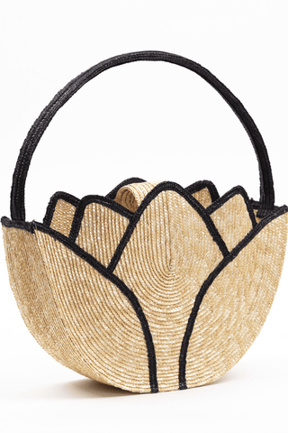 Straw Lotus Small -Mati- Appcycled