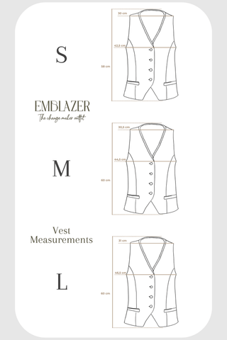 Tailor Vest -Emblazer- Appcycled